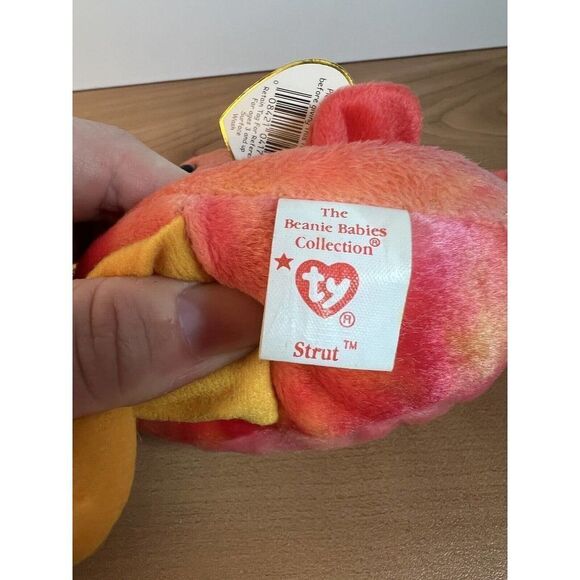 TY 1996 Beanie Baby - STRUT the Rooster, Vintage - Picture 9 of 11